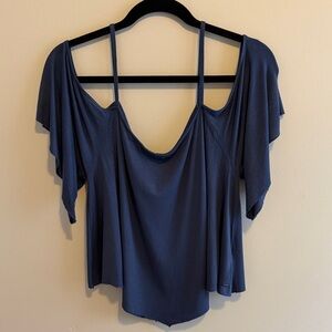 Elegant Blue Women's Top